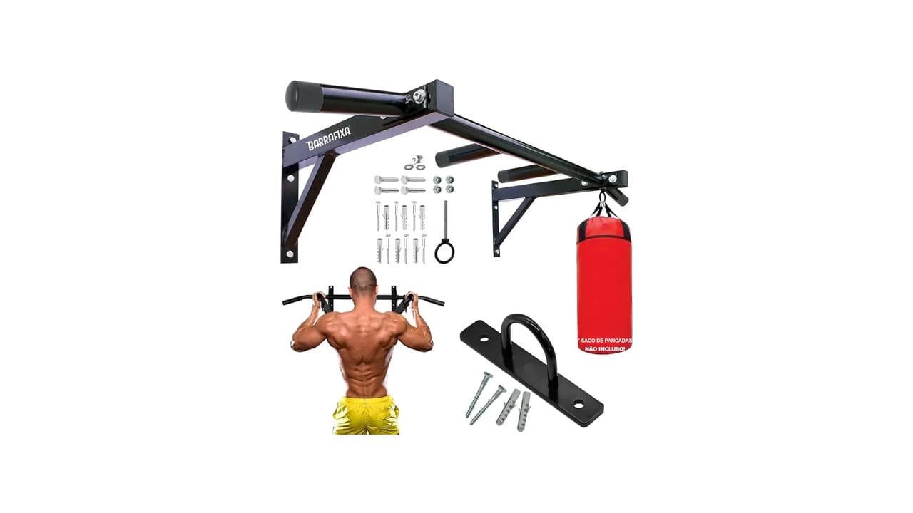 Top 10 Melhores Barra Fixa de Parede Multifuncional: Qual Suporta 150kg e Tem Pegadas Versáteis?