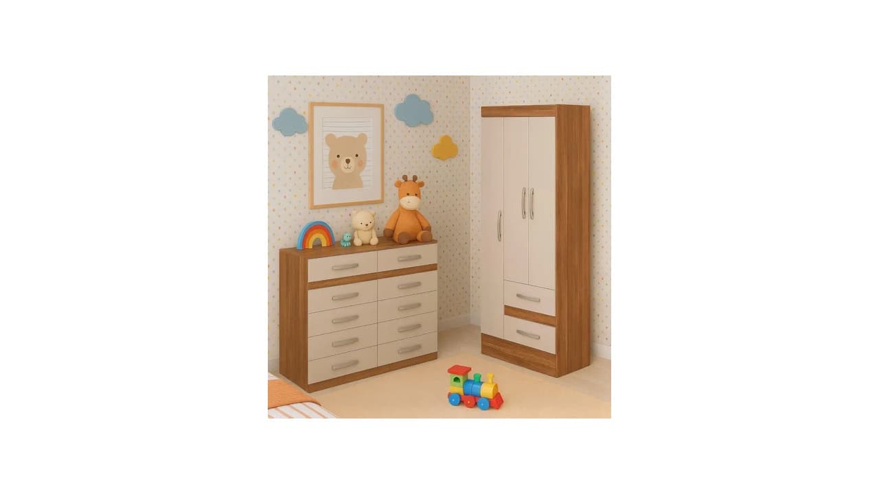 Top 10 Melhores Cômodas e Guarda-roupas para Quarto de Bebê: Segurança, Espaço e Estilo