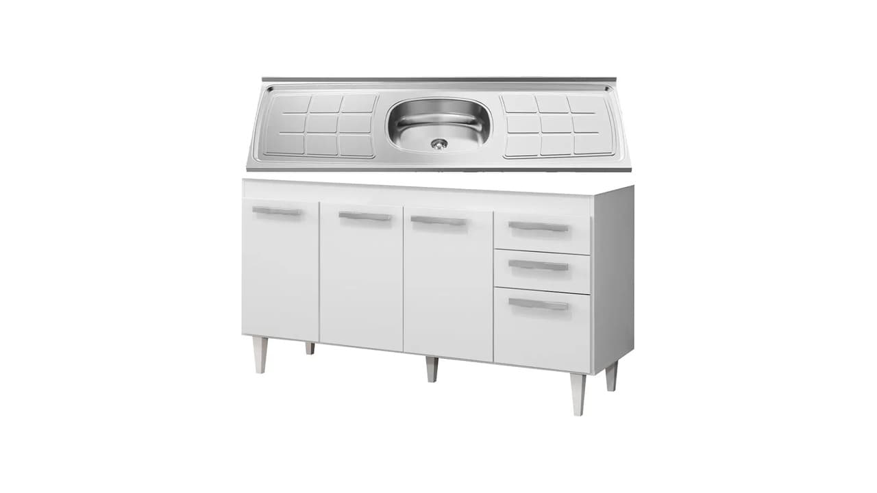 Top 10 Melhores Gabinete de Cozinha com Pia de Inox: Qual Escolher?
