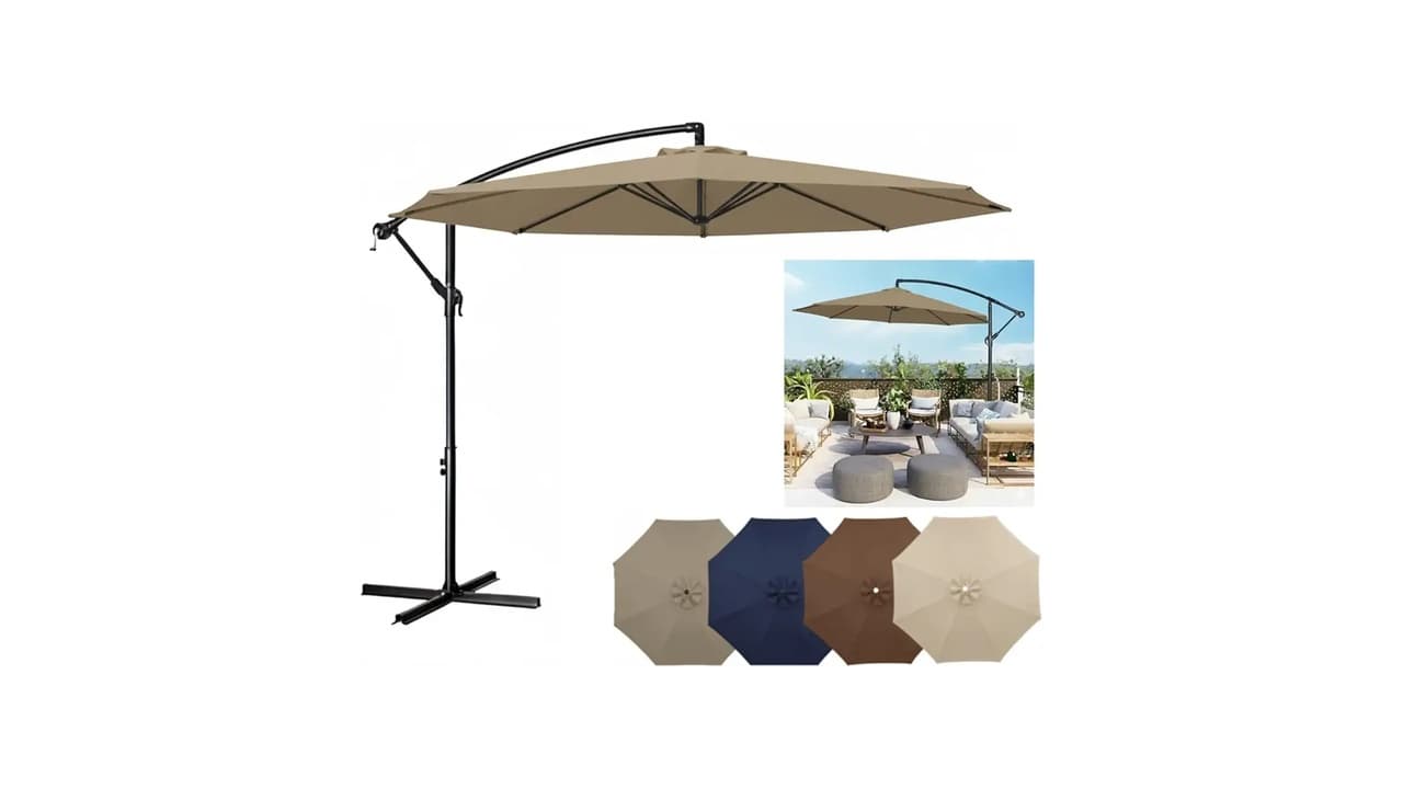 Top 10 Melhores Ombrelone Lateral para Piscina com Abertura Fácil e Resistência ao Vento