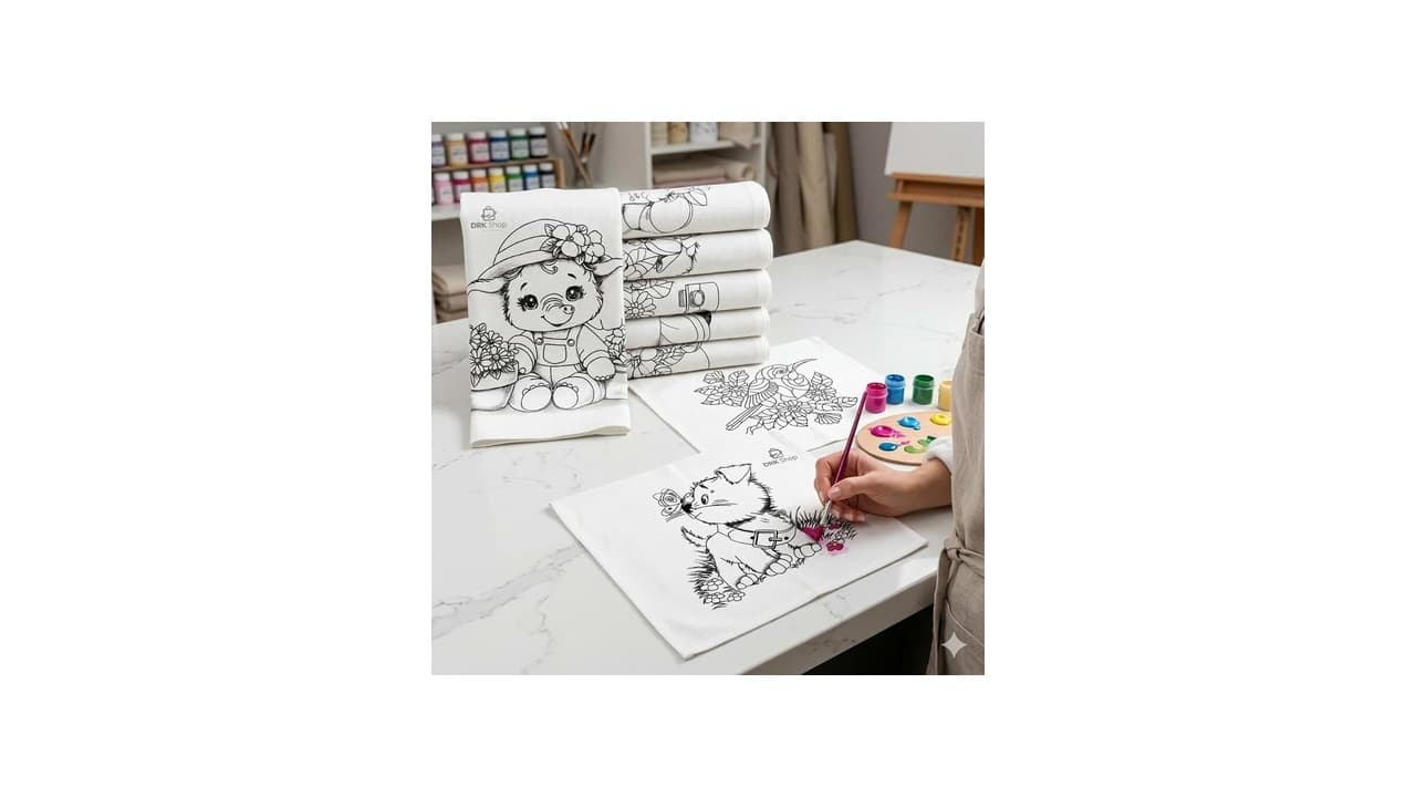 Top 10 Melhores Panos de Prato para Pintar e Bordar: Qual Escolher para Artesanato?