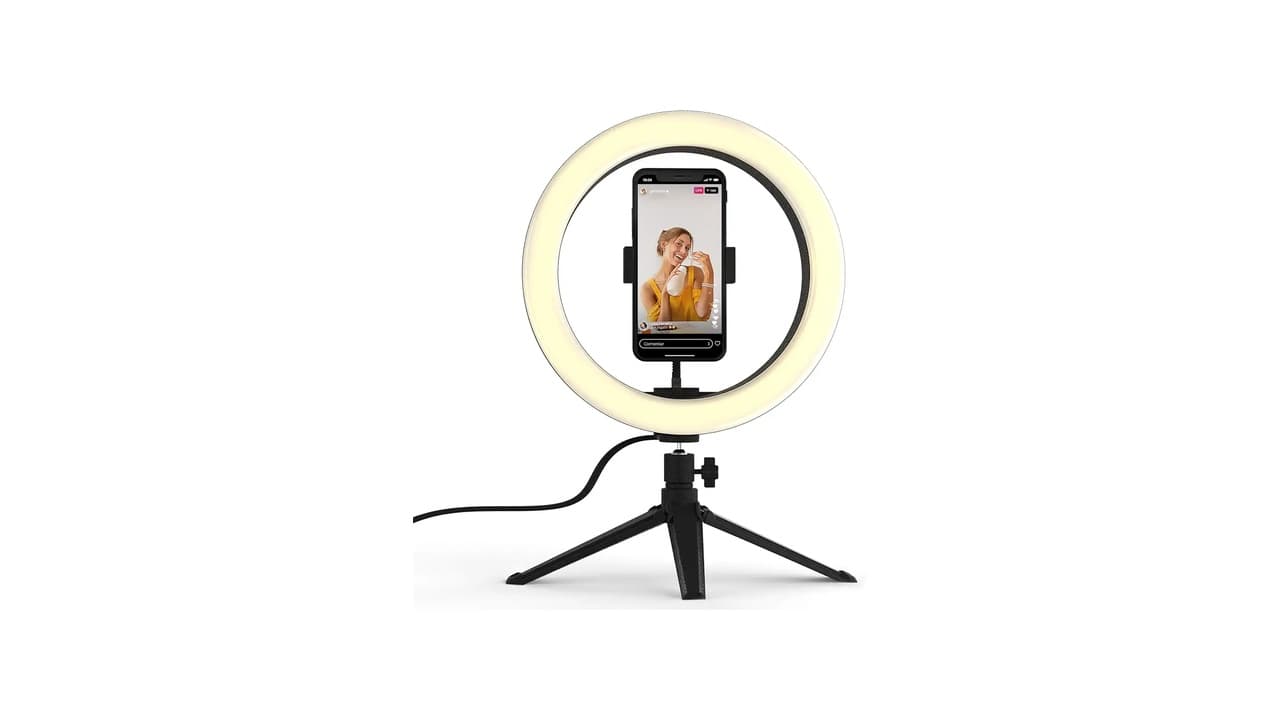 Top 7 Melhores Ring Light de Mesa: Qual Escolher para Maquiagem e Stream?