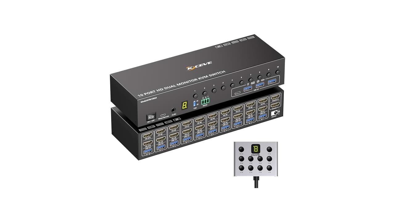Top 10 Melhores Switches KVM para 2 PCs: Guia Definitivo para Escolher o Ideal