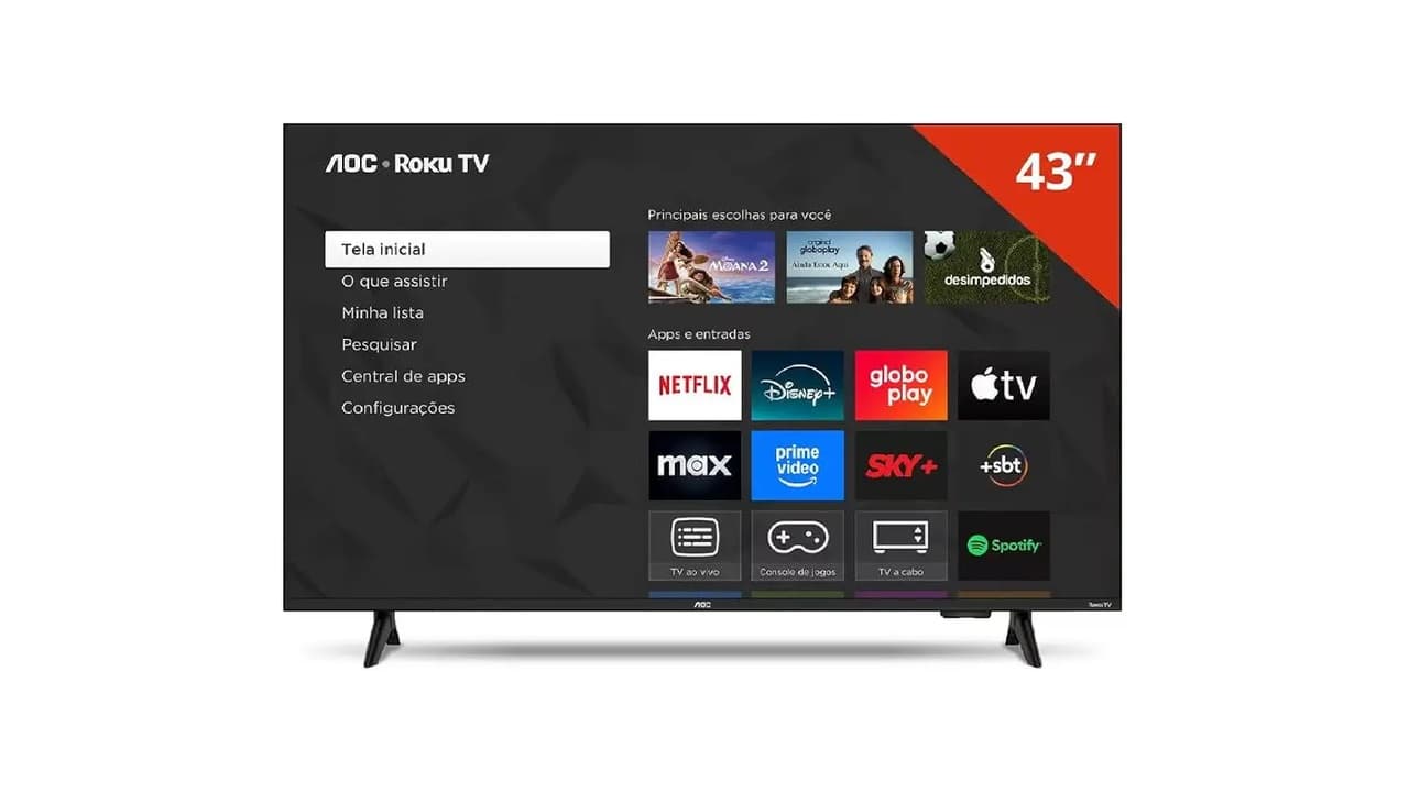 Top 10 TVs AOC Roku: Qual Tem Melhor Custo-Benefício?