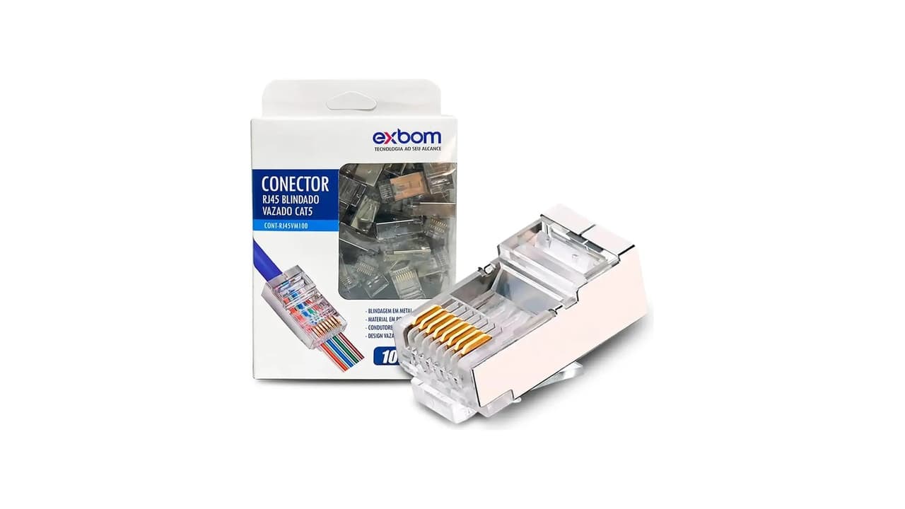 Top 10 Melhores Conectores RJ45 Blindados: Durabilidade e Alta Velocidade para Redes