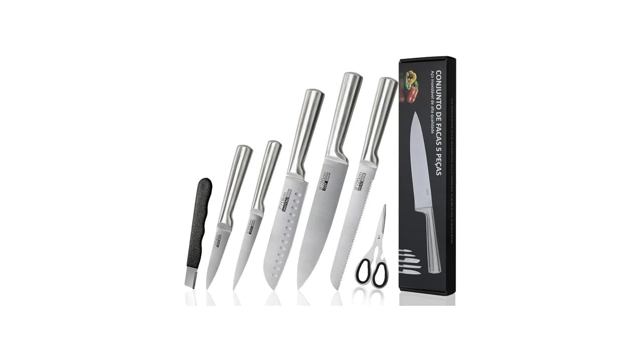 Top 10 Melhores Conjuntos de Facas de Cozinha Profissional Para Chefs. Qual Escolher?