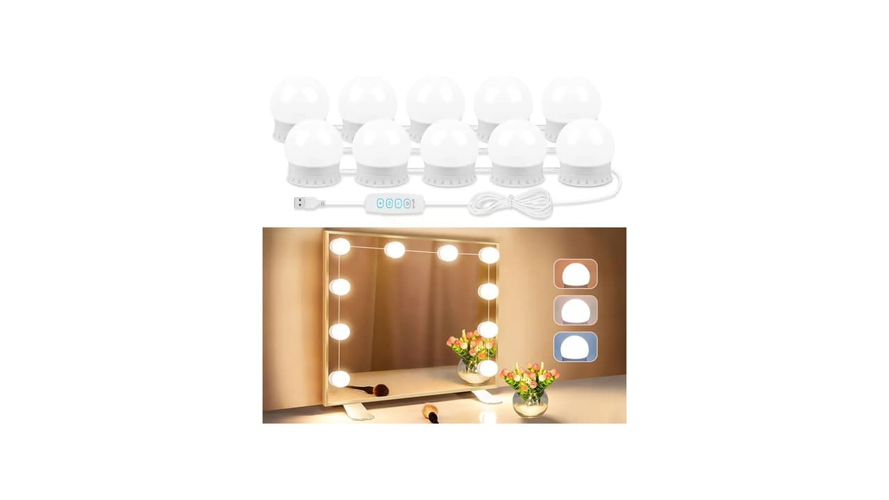 Top 10 Melhores Luz para Espelho de Maquiagem e Penteadeira: Qual Ilumina Perfeitamente?