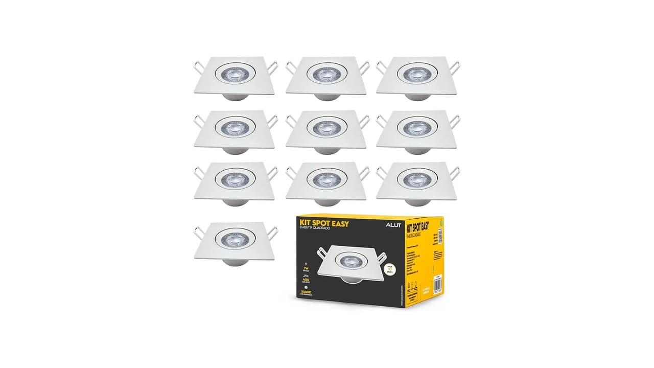 Top 10 Melhores Spots de LED para Gesso: Qual o Ideal para Iluminação Moderna?